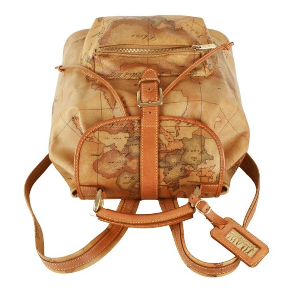 Authenticity Guaranteed Alviero Martini Classe world map backpack main image 5